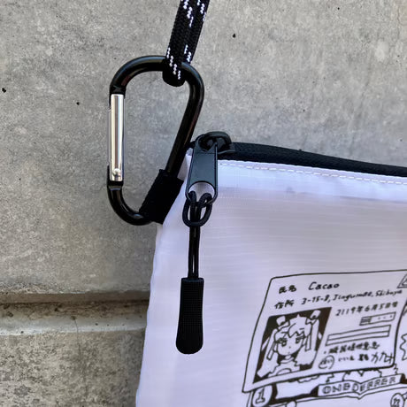 カカオの貴重品サコッシュ　ブラック