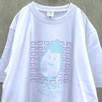 NASU&BARAN BIGTシャツ ホワイト（Eggplant and Baran Big T-shirt White）