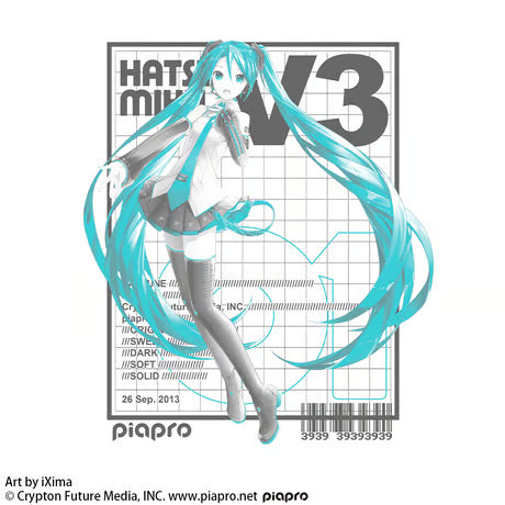 【COSPA】初音ミク V3 Tシャツ Ver.3.0 [初音ミク V3] 0593-0914