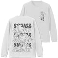 【COSPA】SONIC＆SHADOW 袖ロングスリーブTシャツ ホワイト [ソニック・ザ・ヘッジホッグ] 0383-1749