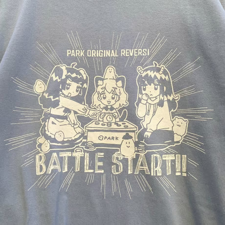 PARKリバーシ バトルスタート ロンT スモーキーグリーン（PARK Reversi Battle Start Long Sleeve T-Shirt Smoky Green）