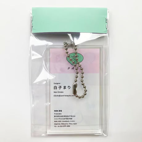 PARKチェキ＆名刺　アクリルキーホルダー　まり