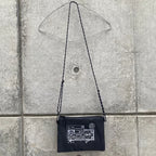 カカオの貴重品サコッシュ　ブラック