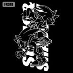 【COSPA】SONIC＆SHADOW 袖ロングスリーブTシャツ ブラック [ソニック・ザ・ヘッジホッグ] 0383-1749