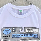 きせかえことこＴシャツ　ホワイト（Dress up Kotoko T-shirt White）