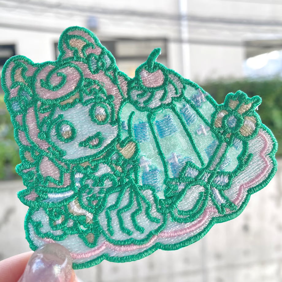 原宿バーチャルパーク　キラキラカフェワッペン