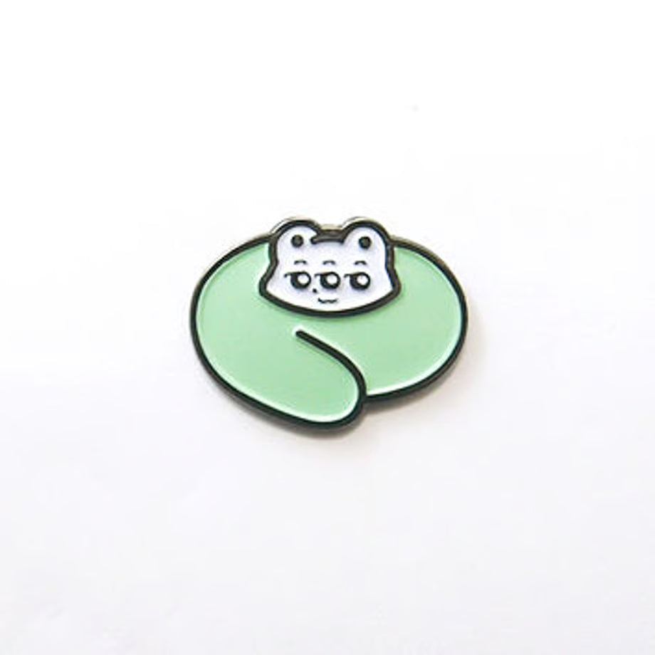 くまめ×PARKピンバッジ