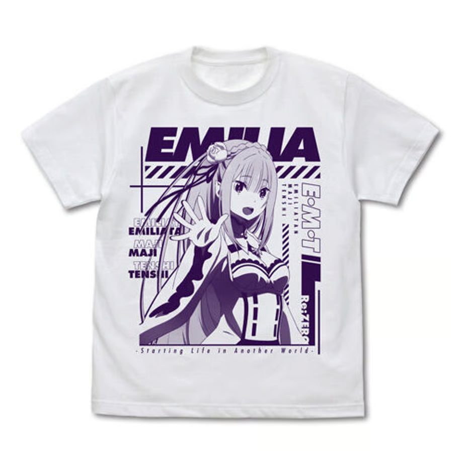 【二次元COSPA】エミリア Tシャツ Ver.2.0 [Re:ゼロから始める異世界生活]