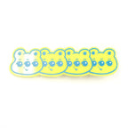 平行×PARK　くまめバレッタピン yellow