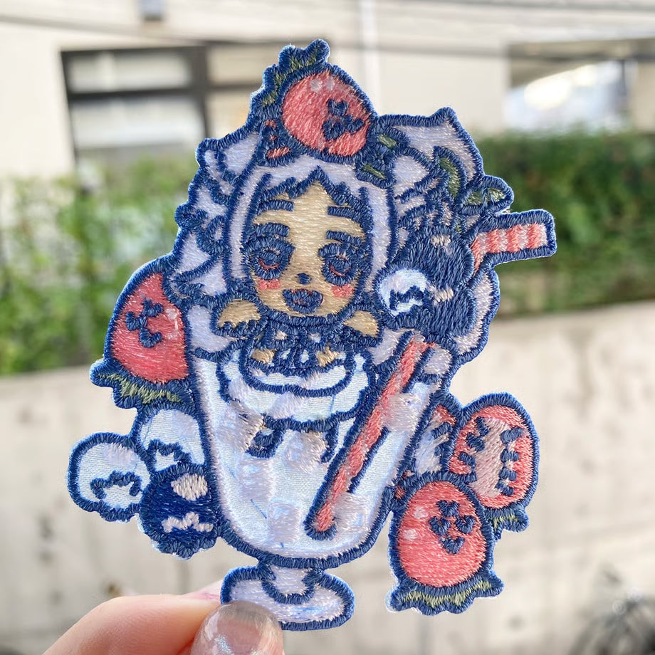 原宿バーチャルパーク　キラキラカフェワッペン