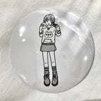 【平行】くまめ　缶バッジ