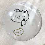 【平行】くまめ　缶バッジ