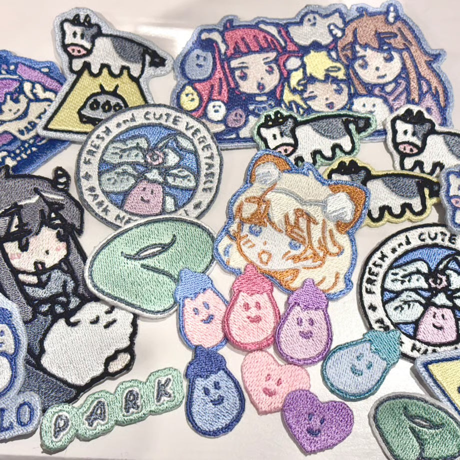 PARKオリジナル　刺繍ワッペン　PARKロゴセット　ミニ