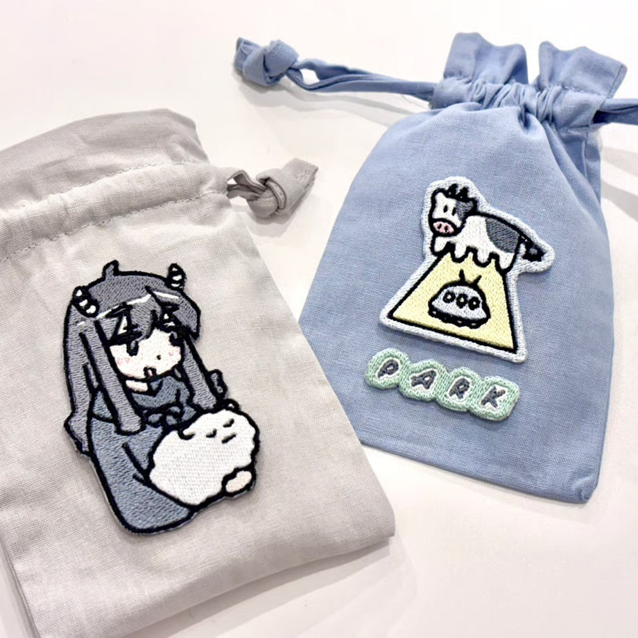 PARKオリジナル　刺繍ワッペン　PARKロゴセット　ミニ