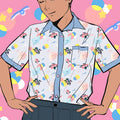 【宇宙サマー】SEASHELL DAYDREAM BUTTON DOWN