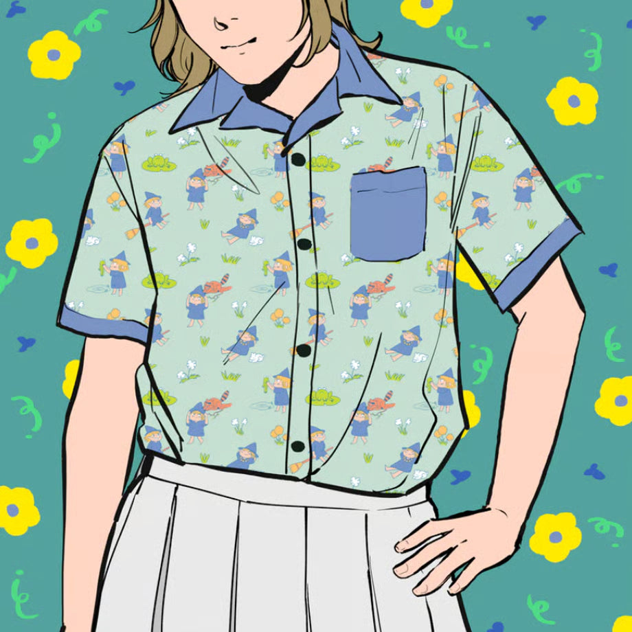 【宇宙サマー】LITTLE WITCH BUTTON DOWN