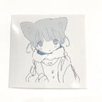 【ゆーきん】つめたいねこ　ステッカー