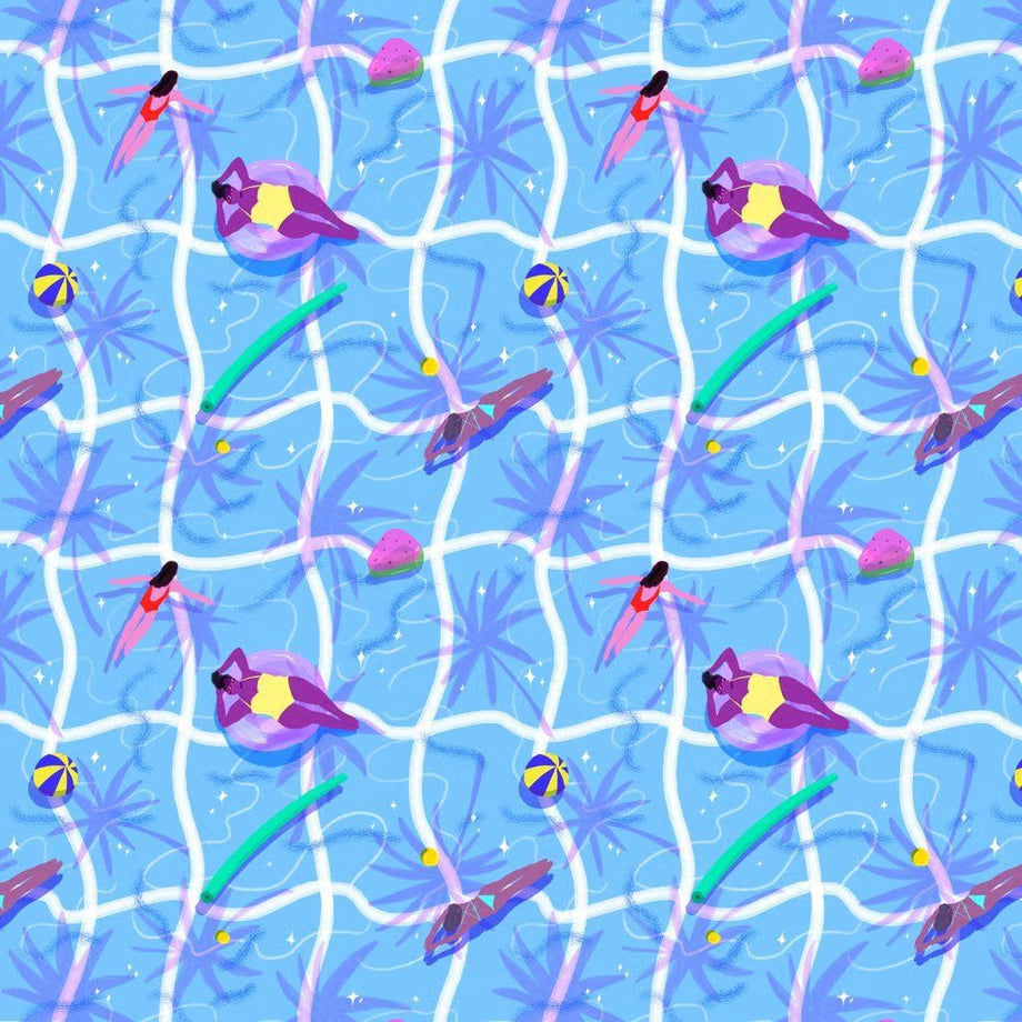 【宇宙サマー】POOL DREAMS HAWAIIAN SHIRT BY SHIRLEY CHAN