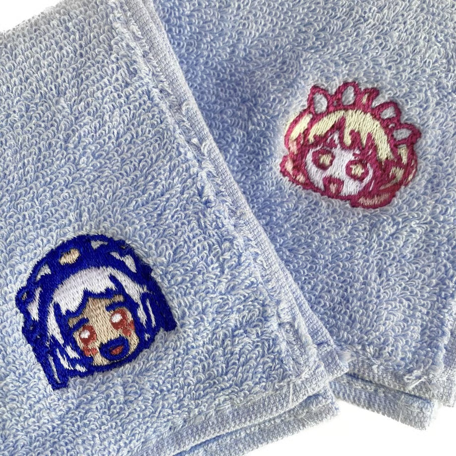原宿バーチャルパーク　星咲ちあ　刺繍タオルハンカチ