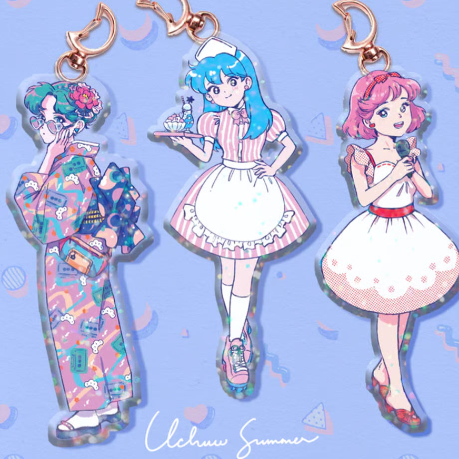 【宇宙サマー】GIRL CHARMS Kimono