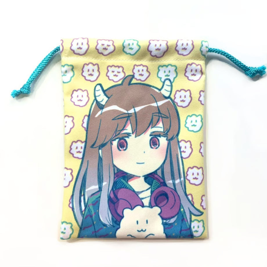 ミニ巾着 りと（Mini Drawstring Pouch Rito）