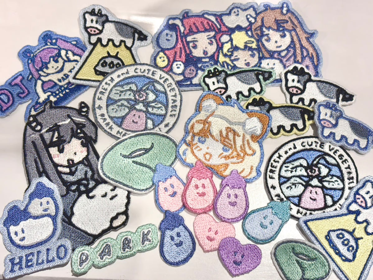 PARKオリジナル　刺繍ワッペン　ことこフェイス